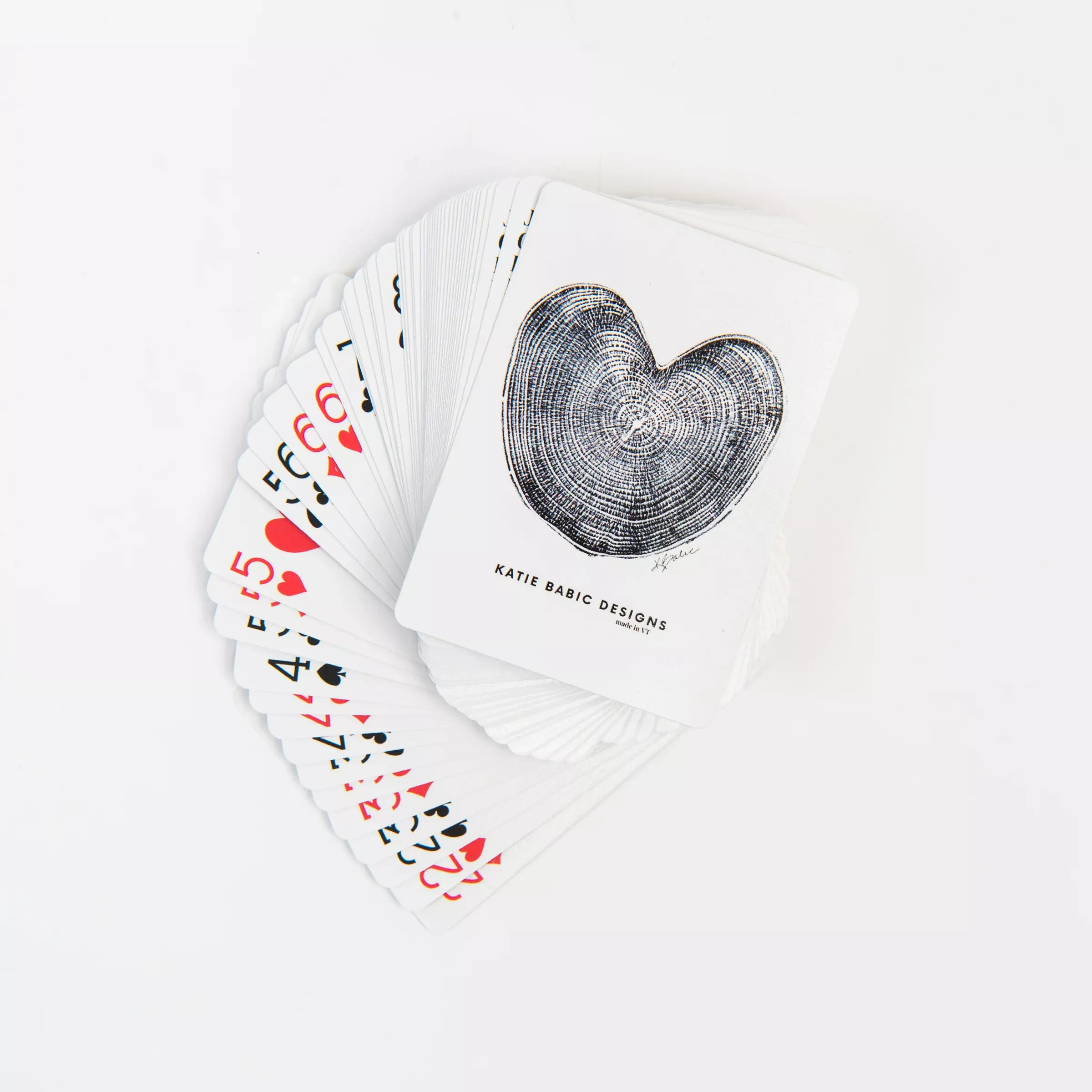 Katie Babic Heart Playing Cards