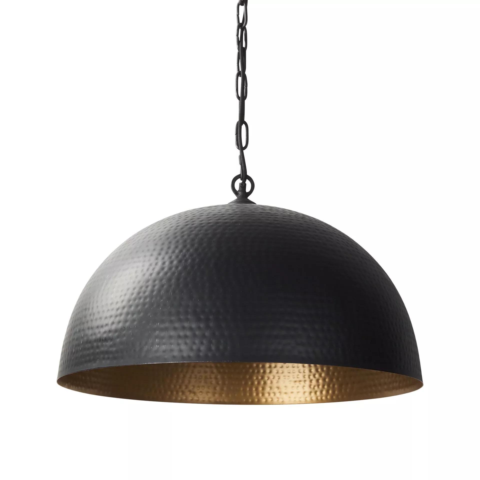 Kendall Small Dome Pendant in Black