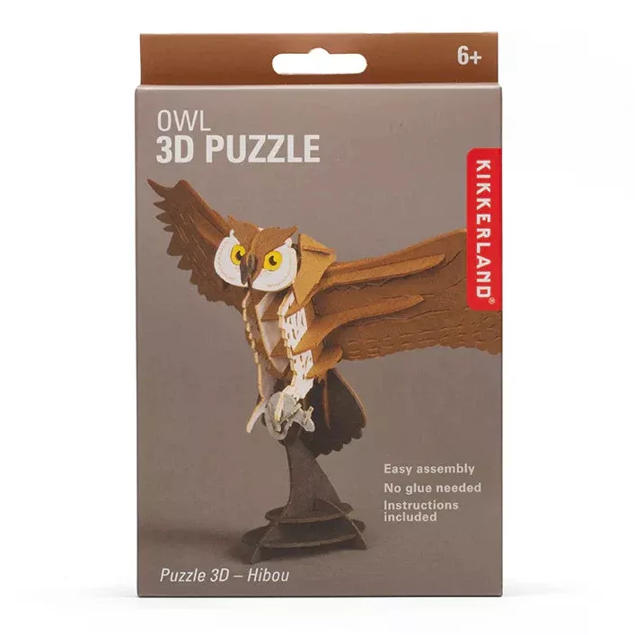 Kikkerland 3D Puzzle – Owl