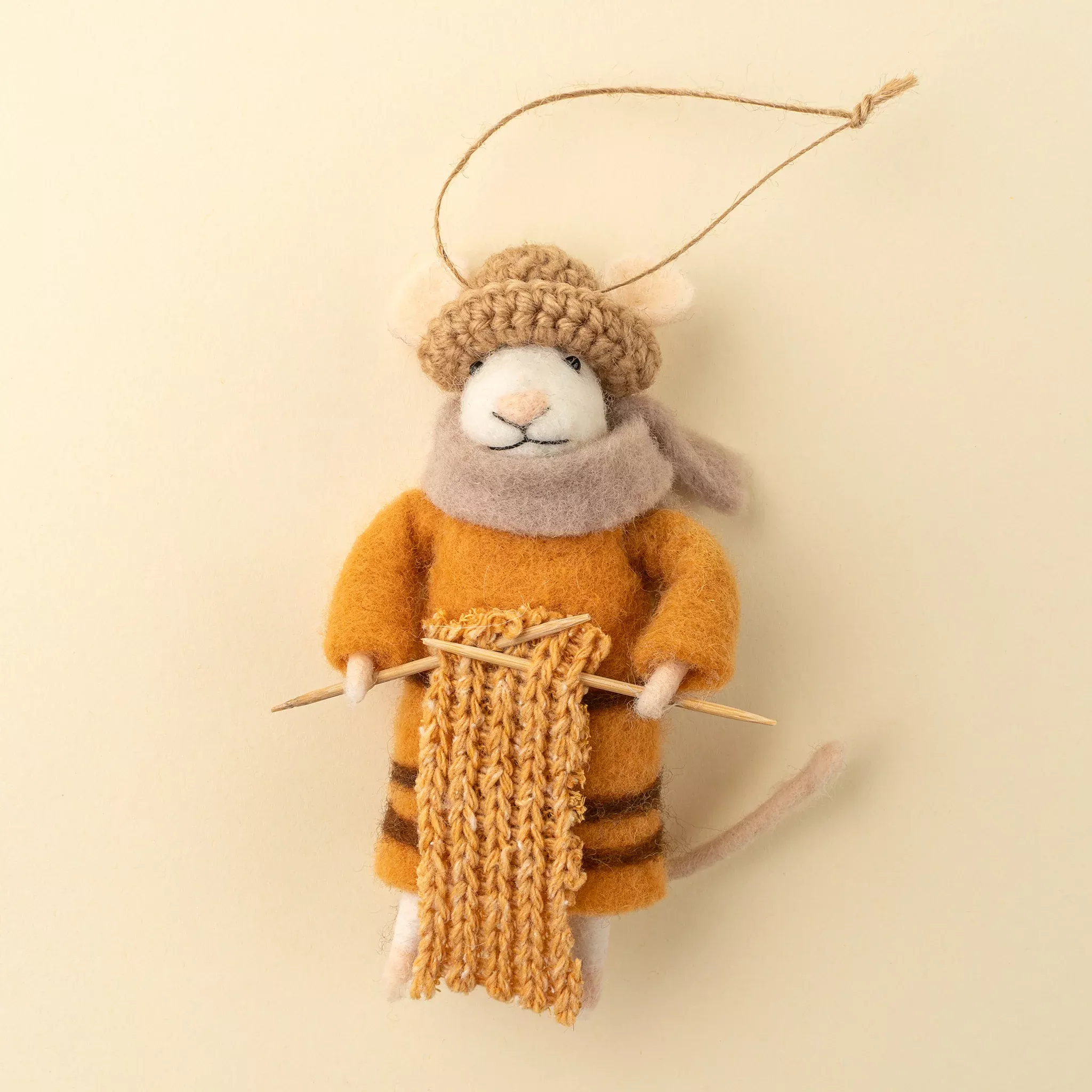 Knitting Nellie Ornament