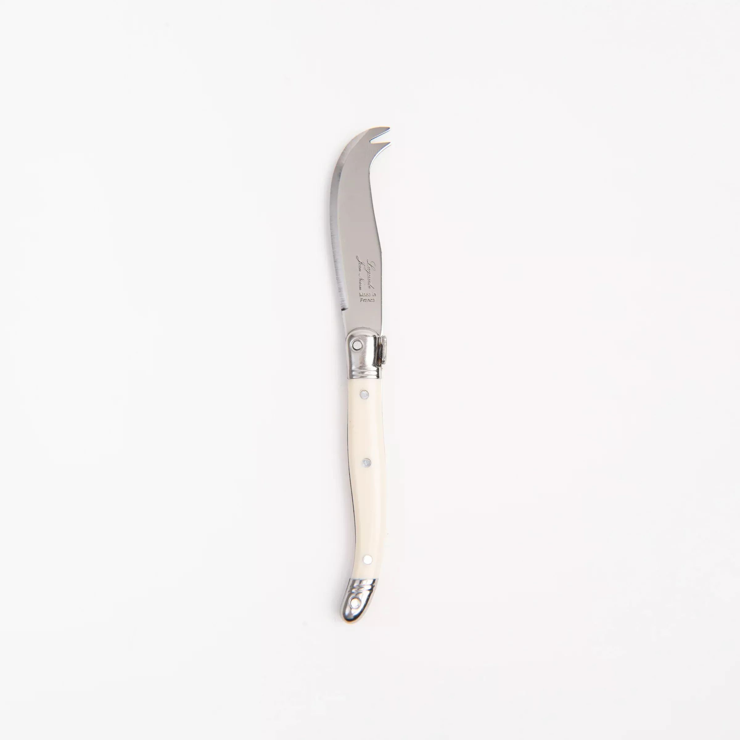 Laguiole Ivory Mini Fork Tipped Knife