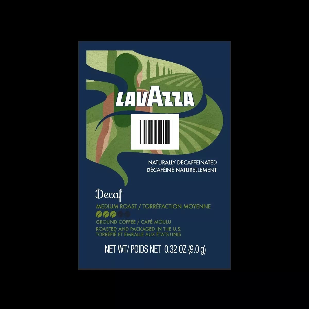 Lavazza Decaf Medium Roast Coffee Freshpacks (Case of 76)