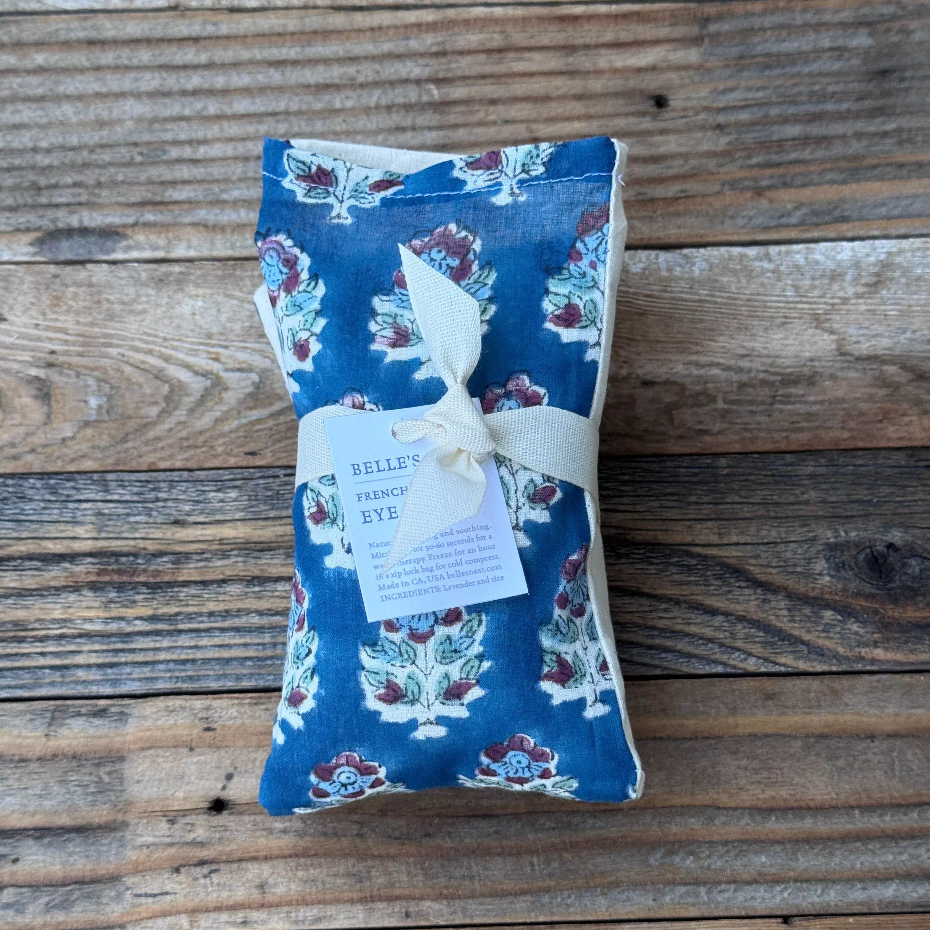 Lavender Eye Pillow in Blue