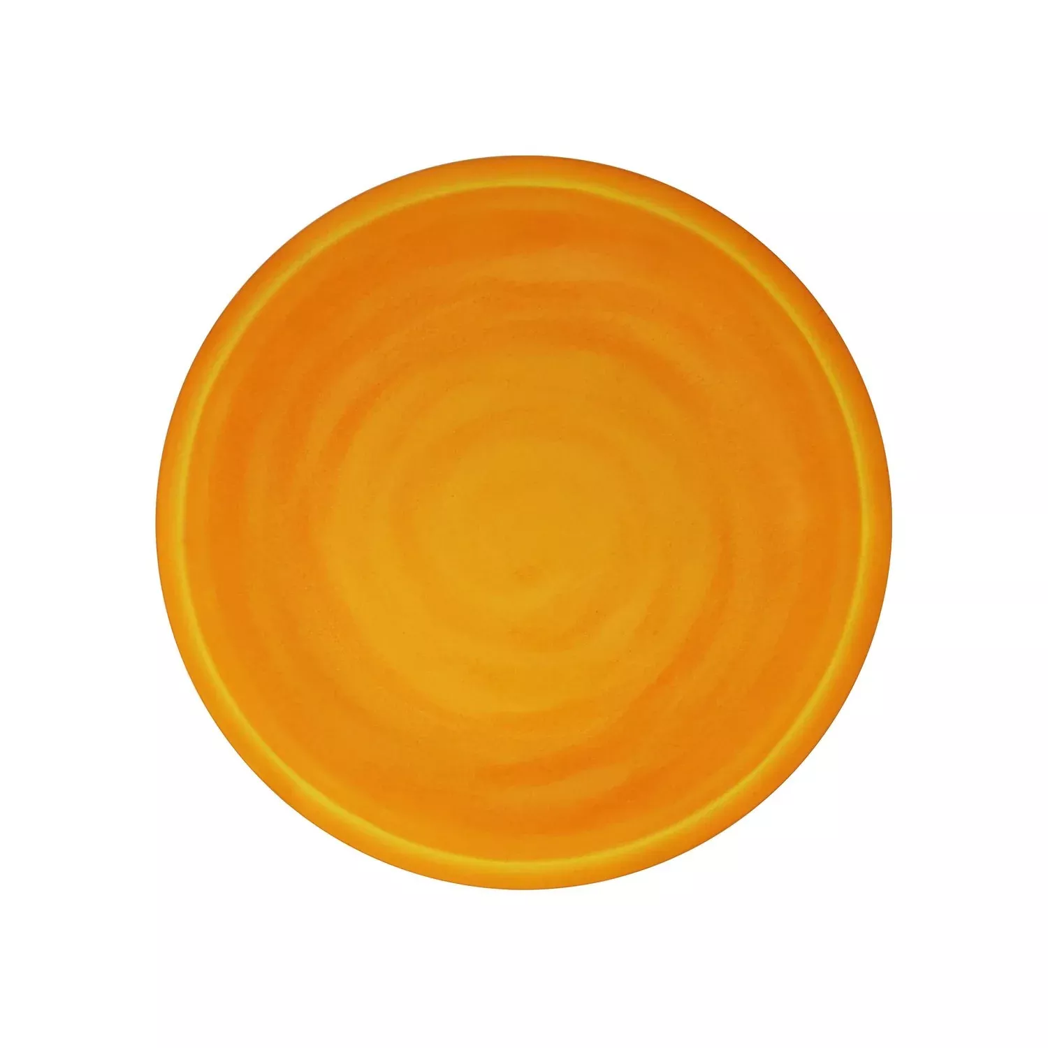 Le Cadeaux 9" Melamine Salad Plate – Sicily Solid Orange
