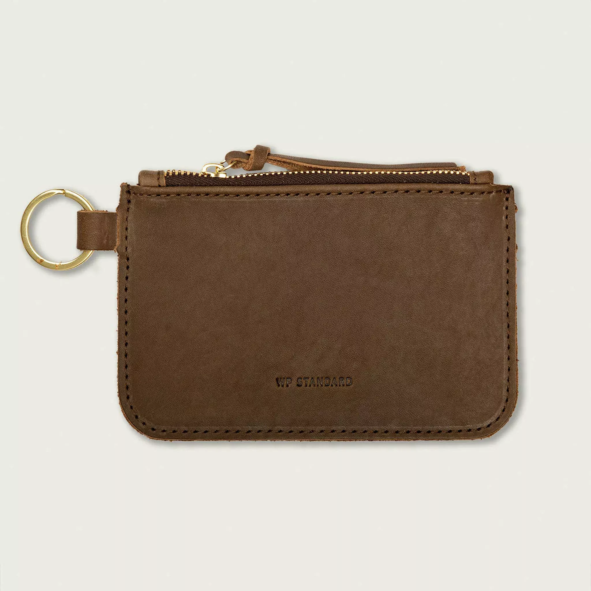 Leather Zip Key Pouch
