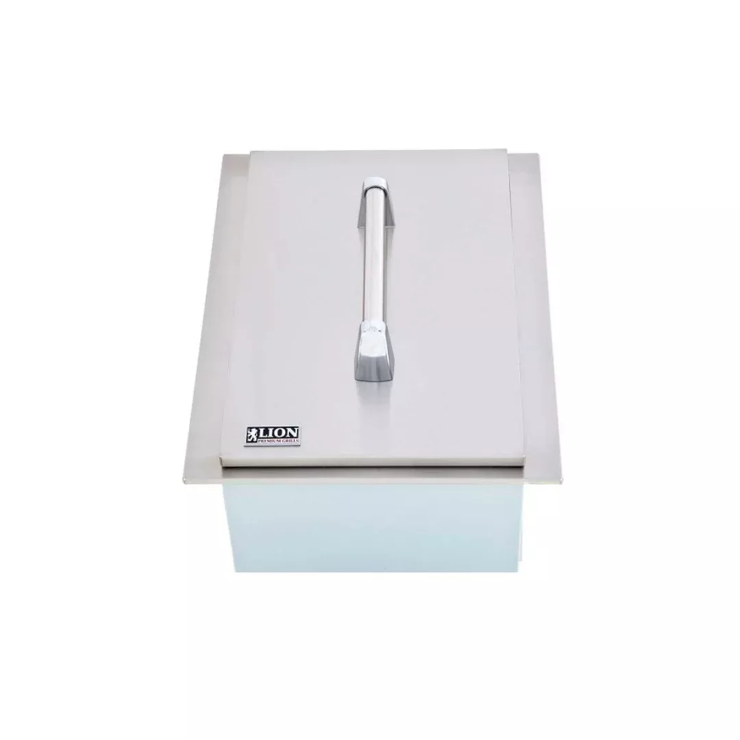 Lion Stainless Steel Drop In Ice Bin With Condiment Tray
