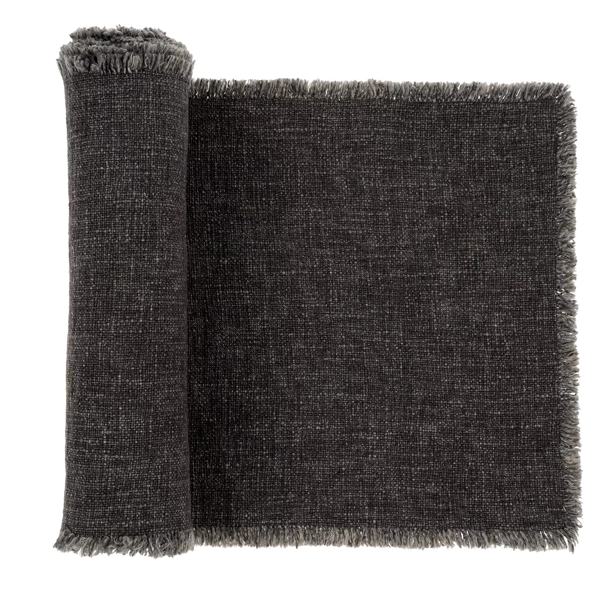 The Longest Loveliest Table Runner in Dark Grey - 108"L