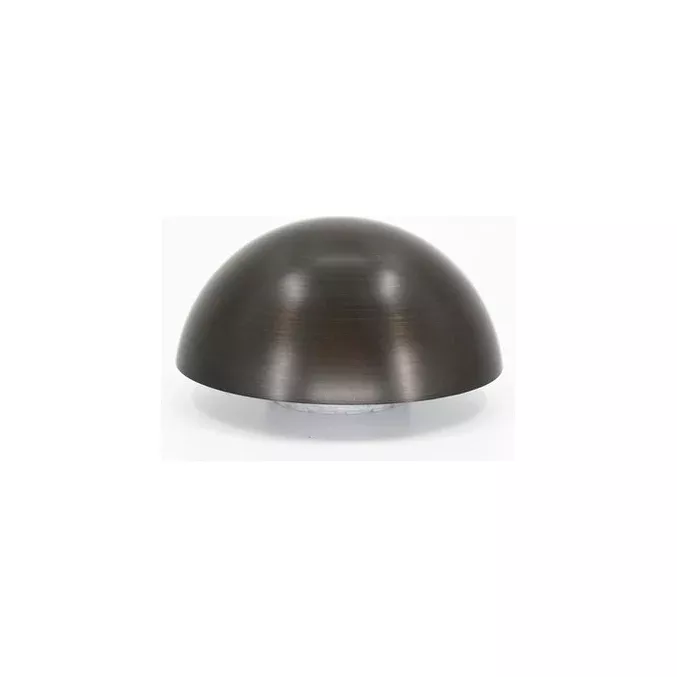 Lumien LAB-045 Brass Micro Path Light Cap Only, Rounded Top