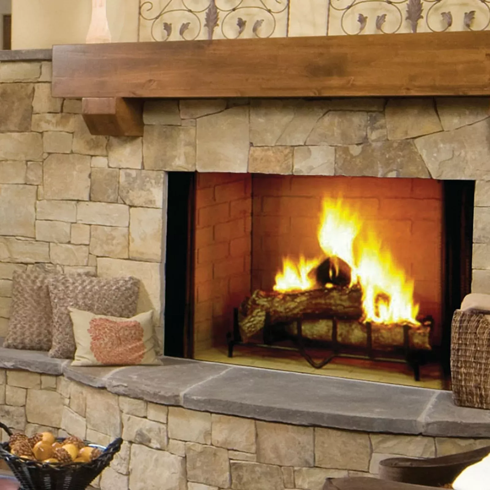 Majestic Biltmore 50 Radiant Wood Burning Fireplace - SB100