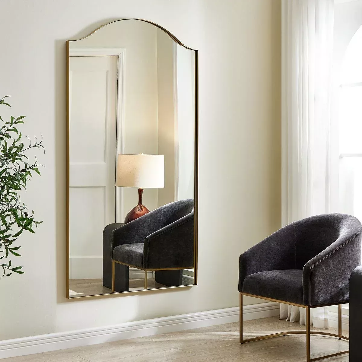 Mallorin Arch Full Length Mirror