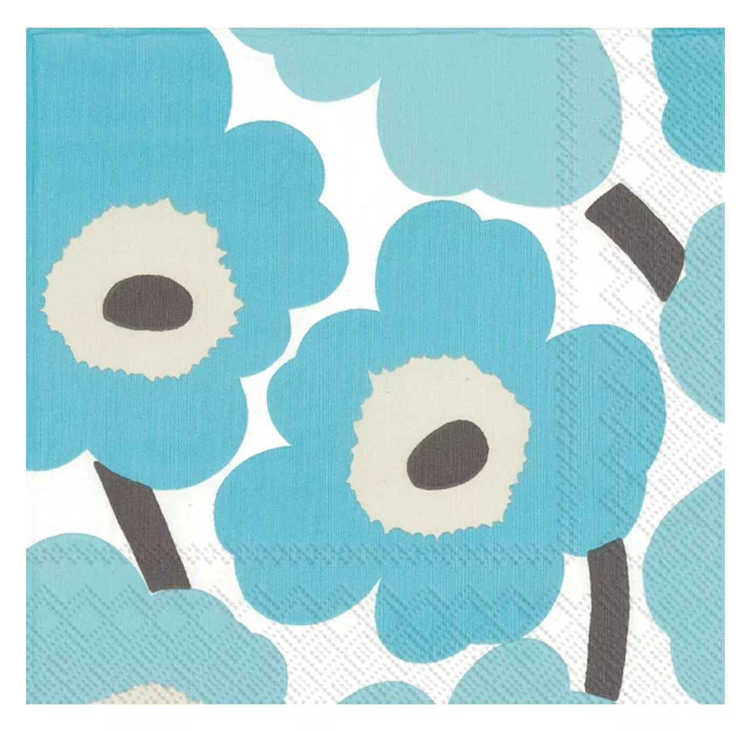 Marimekko Luncheon Napkins | Turquoise – 20pk