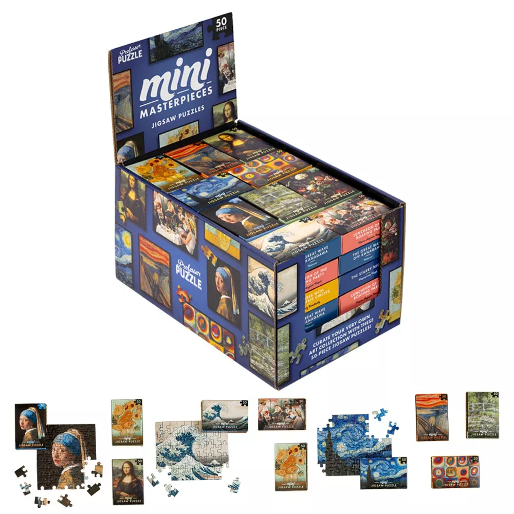 Masterpiece Mini Jigsaw Puzzle 50 pc– Assorted – Each Sold Separately