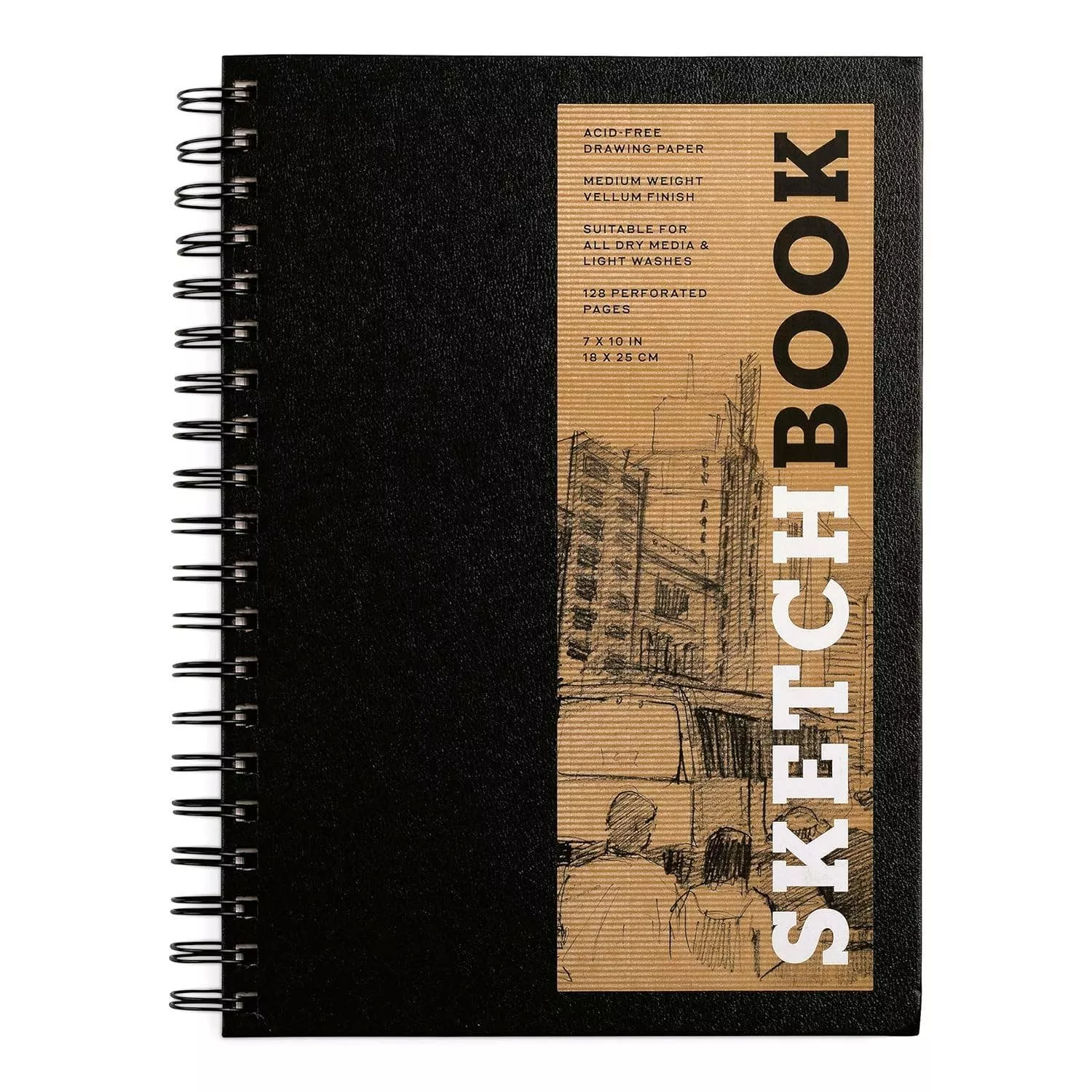 Medium Spiral Hardcover Sketchbook