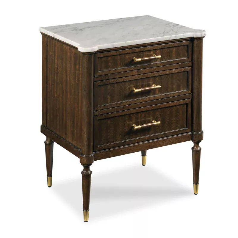 Melrose Nightstand in Mink Finish