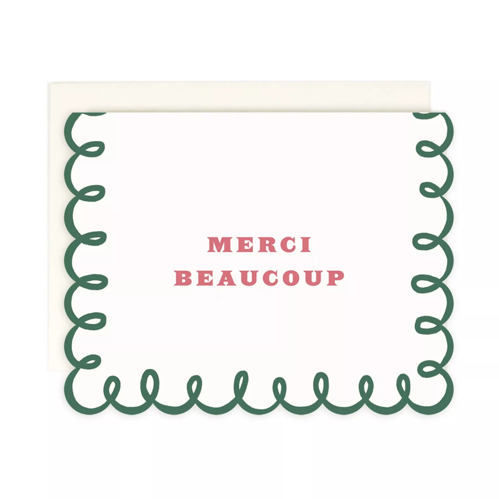 Merci Beaucoup Greeting Card - Boxed Set of 8