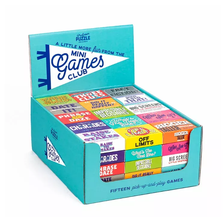 Mini Games Club – 15 Assorted Games – Each Sold Separately