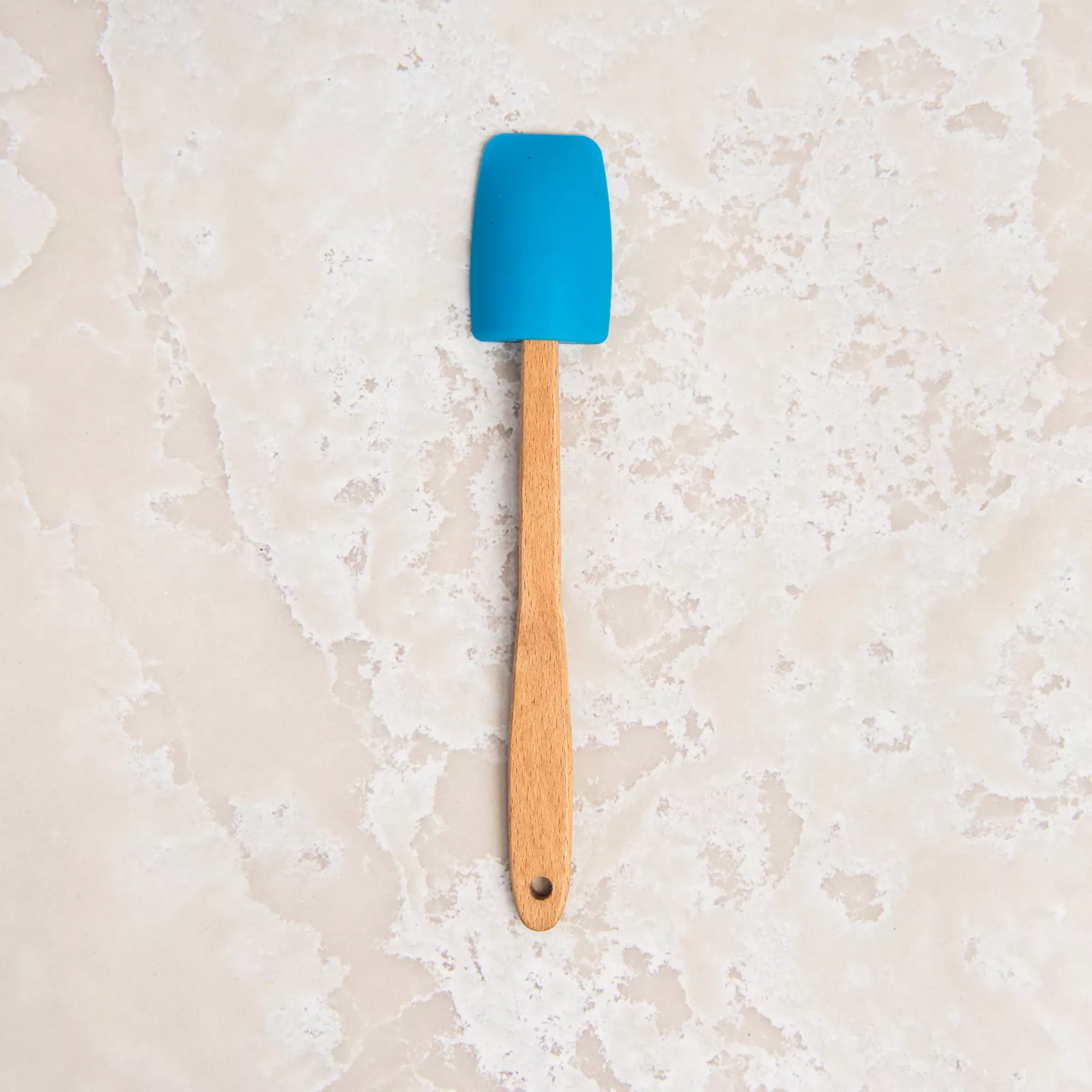 Mini Silicone Spoon Spatula in Blue