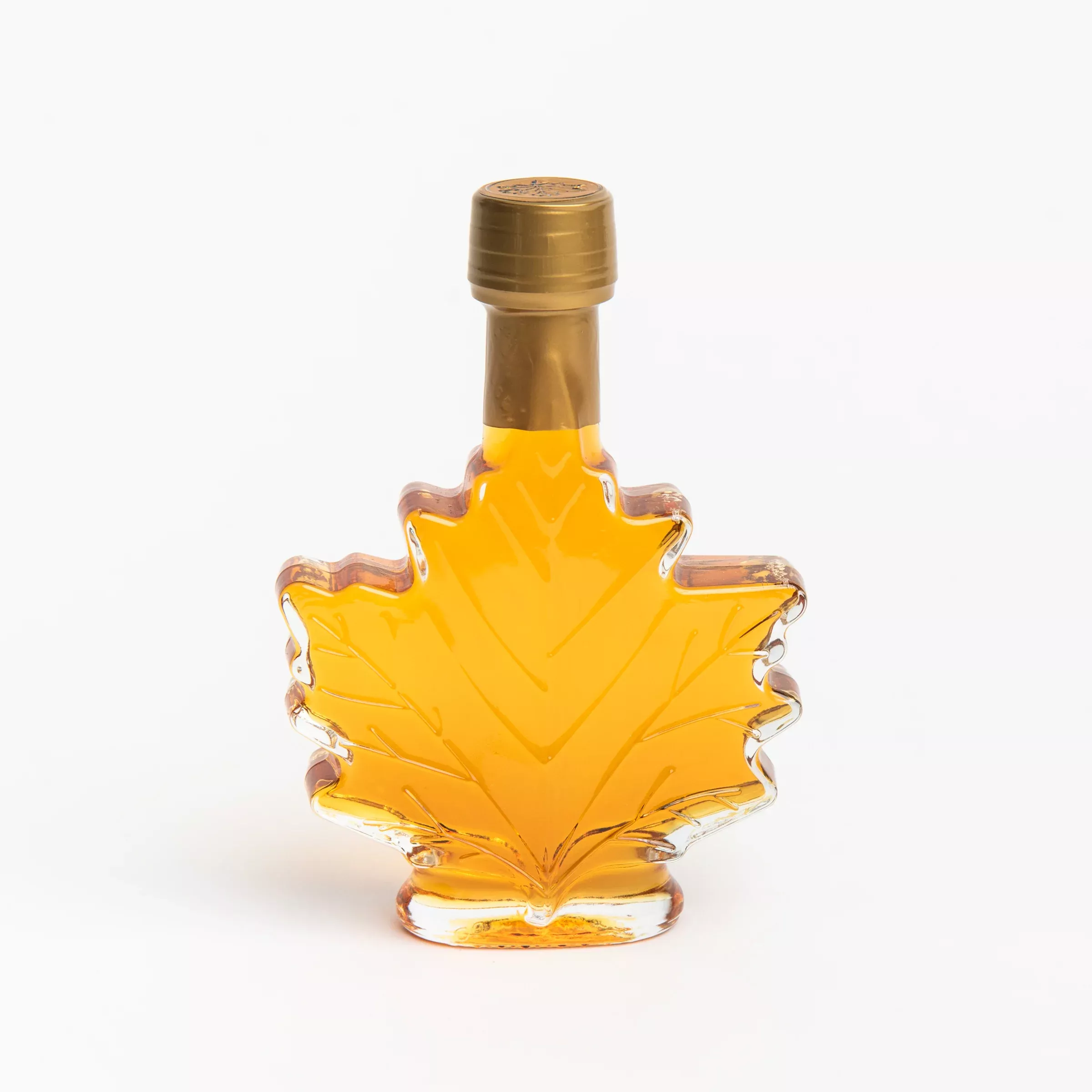 Mount Mansfield Maple Leaf Bottle Maple Syrup