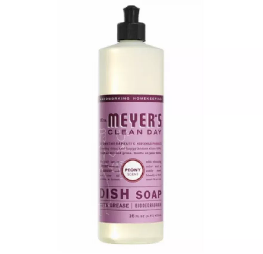 Mrs. Meyer's Dish Soap – Peony Scented – 16oz