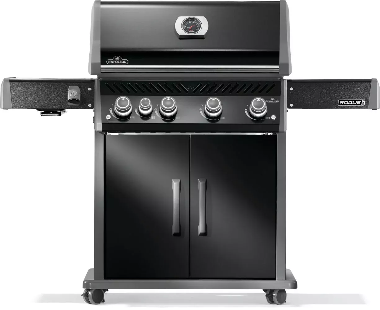 Napoleon Rogue PRO 525 SIB Black with Infrared Side Burner-5 Burners