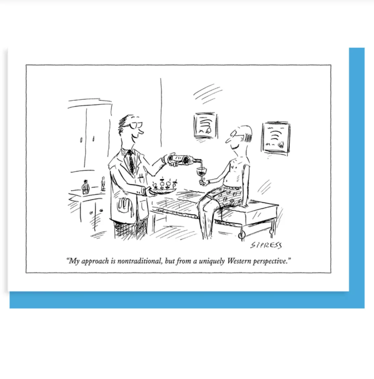 New Yorker Note Card -Nontraditional Doctor