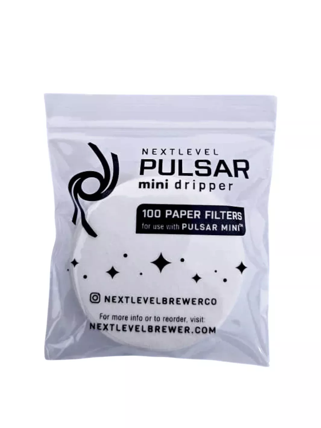 NextLevel PULSAR Mini Premium Paper Filters (100-Pack)