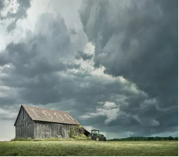 “Orwell Barn" by Jim Westphalen