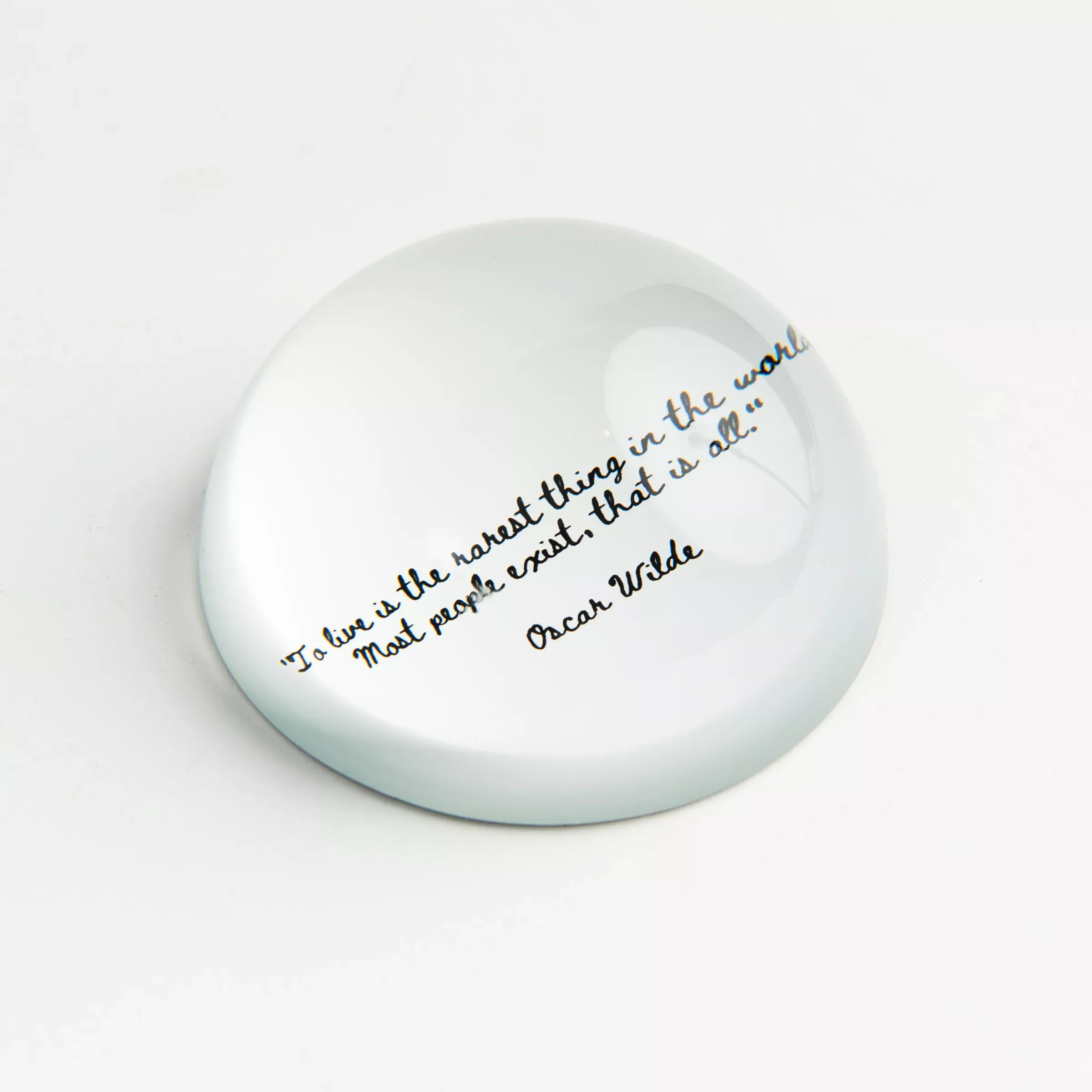 Oscar Wilde Quote Paperweight