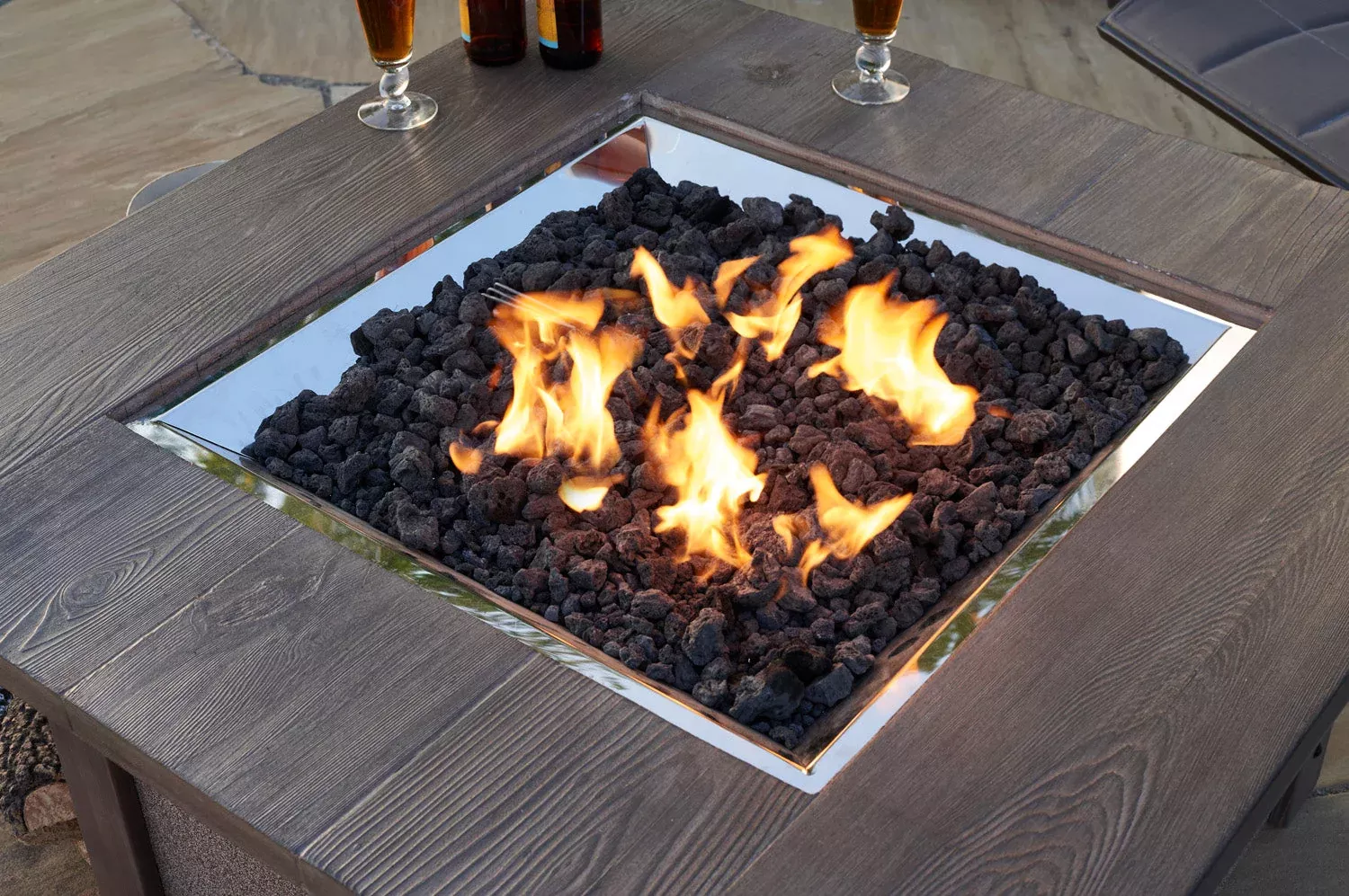 The Outdoor GreatRoom Black Lava Rock
