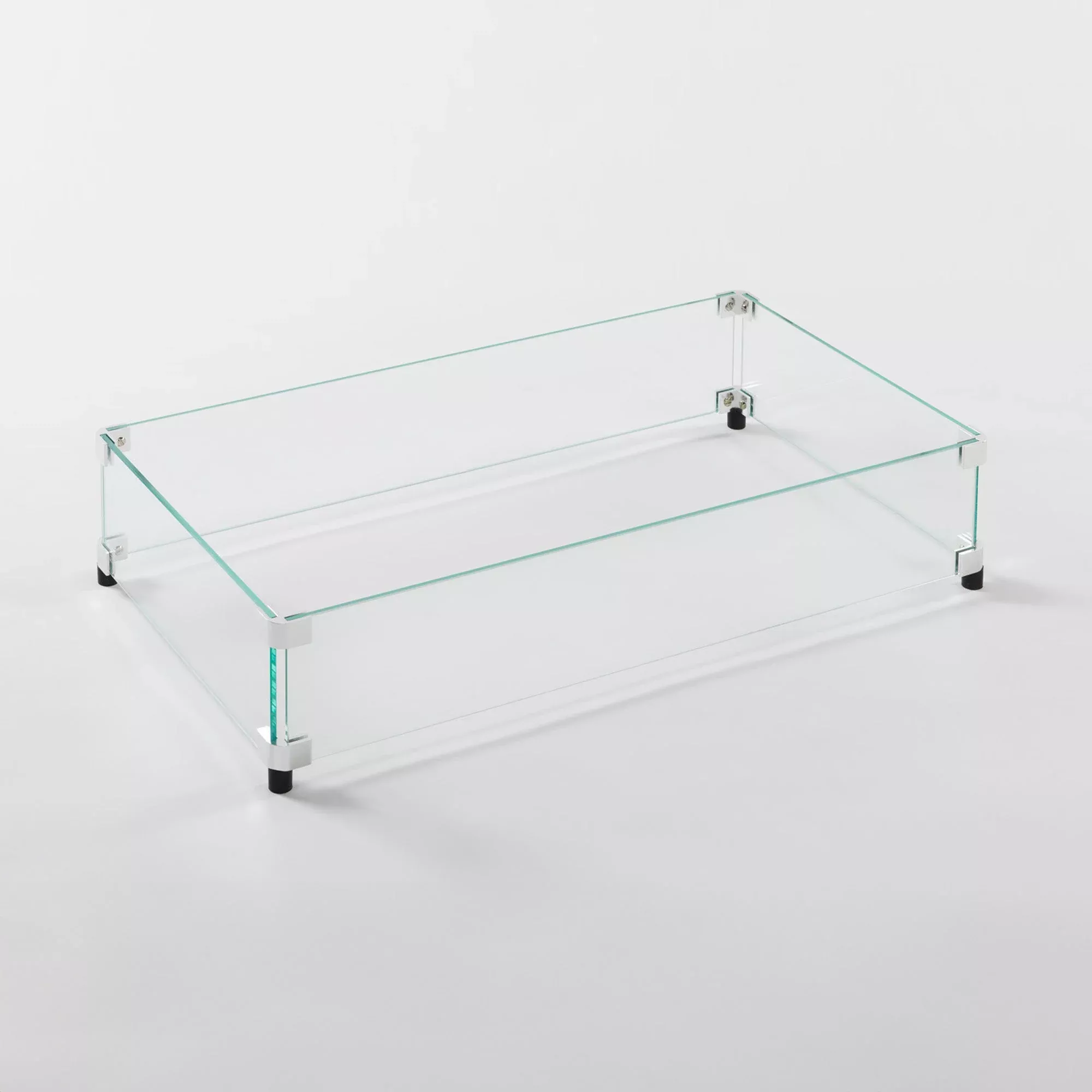 The Outdoor GreatRoom Rectangular Glass Wind Guard