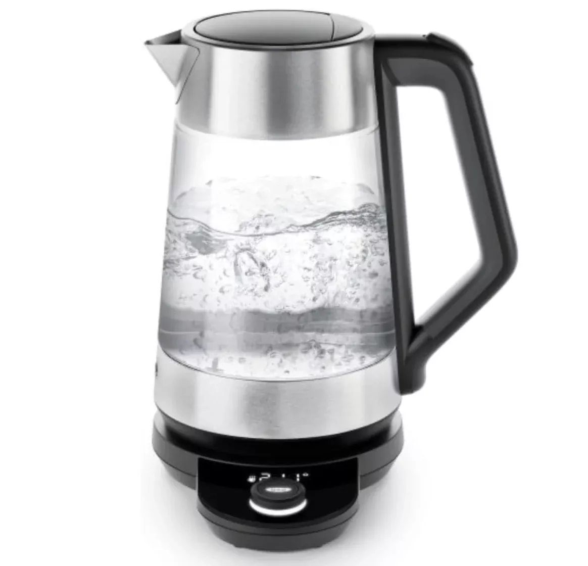 OXO Adjustable Temperature Electric Kettle –Clear Glass
