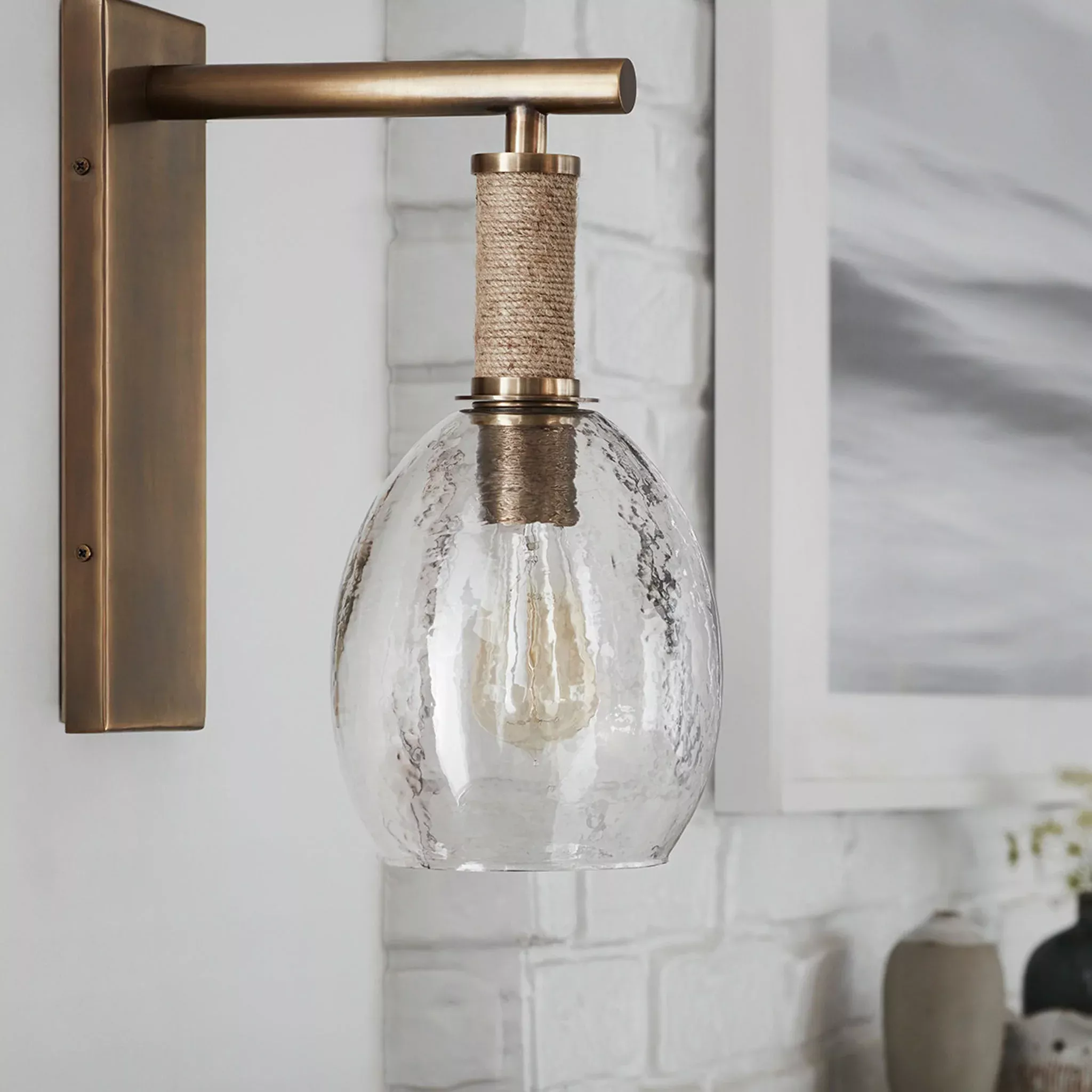 Palecek Bronson Sconce In Brass