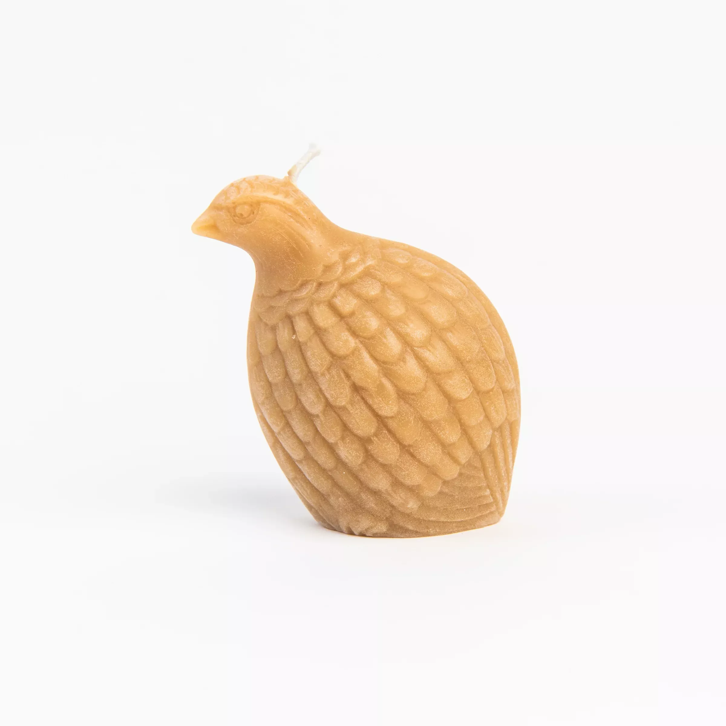 Partridge Hand Poured Beeswax Candle in Natural