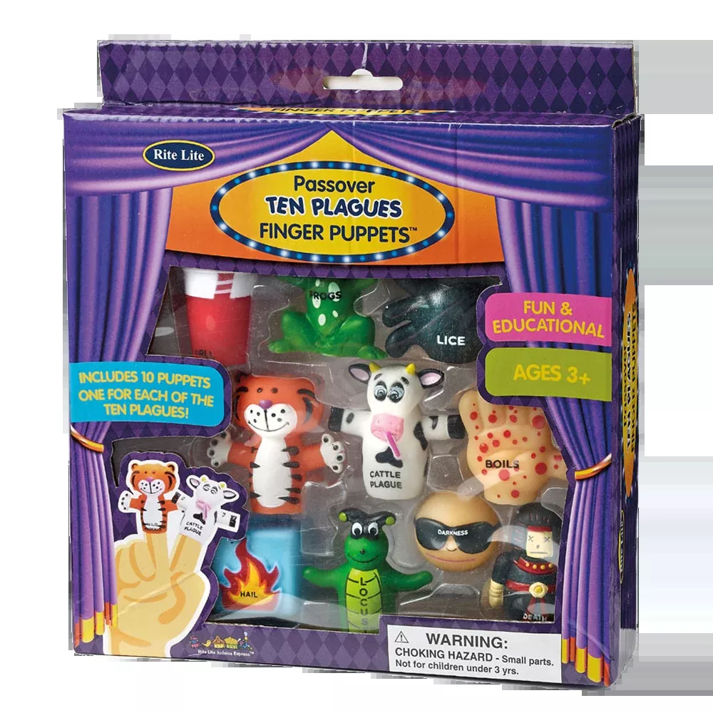 Passover 10 Plague Finger Puppets