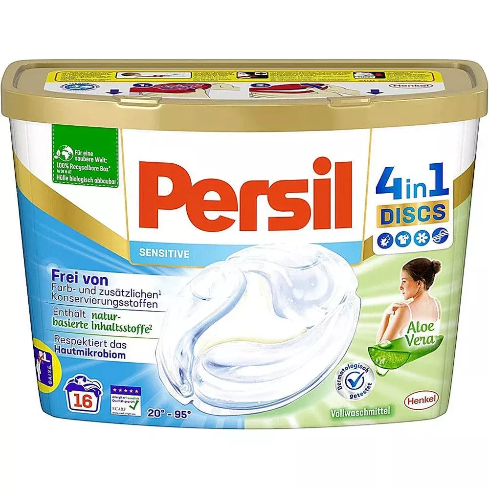 Persil Sensitive 4 in 1 Discs – 16 load – Imported from Germany