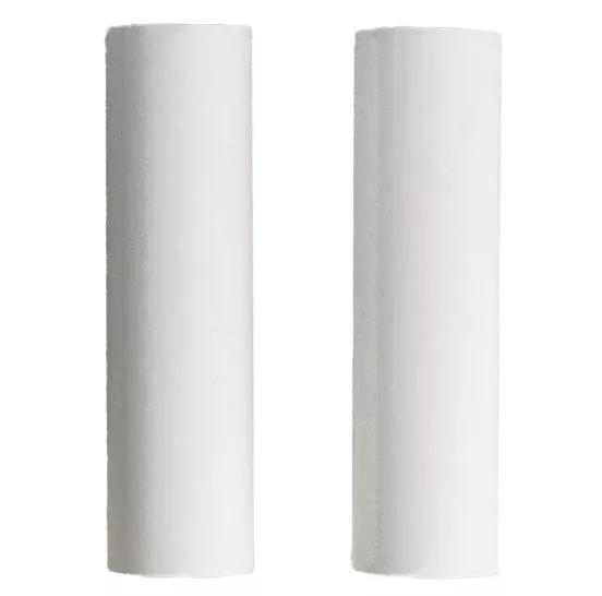 Plastic Standard Candle Covers – White – 4" – Pack of 2