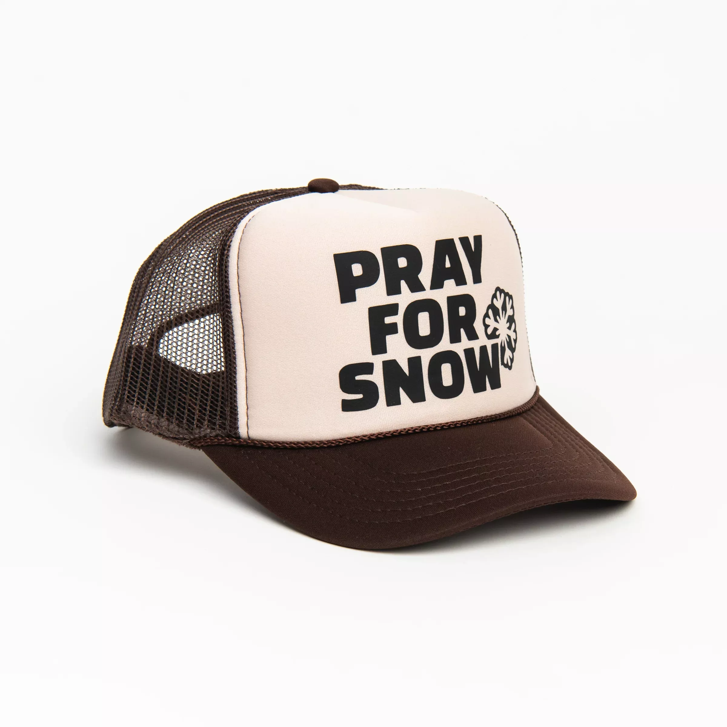 Pray For Snow Trucker Hat