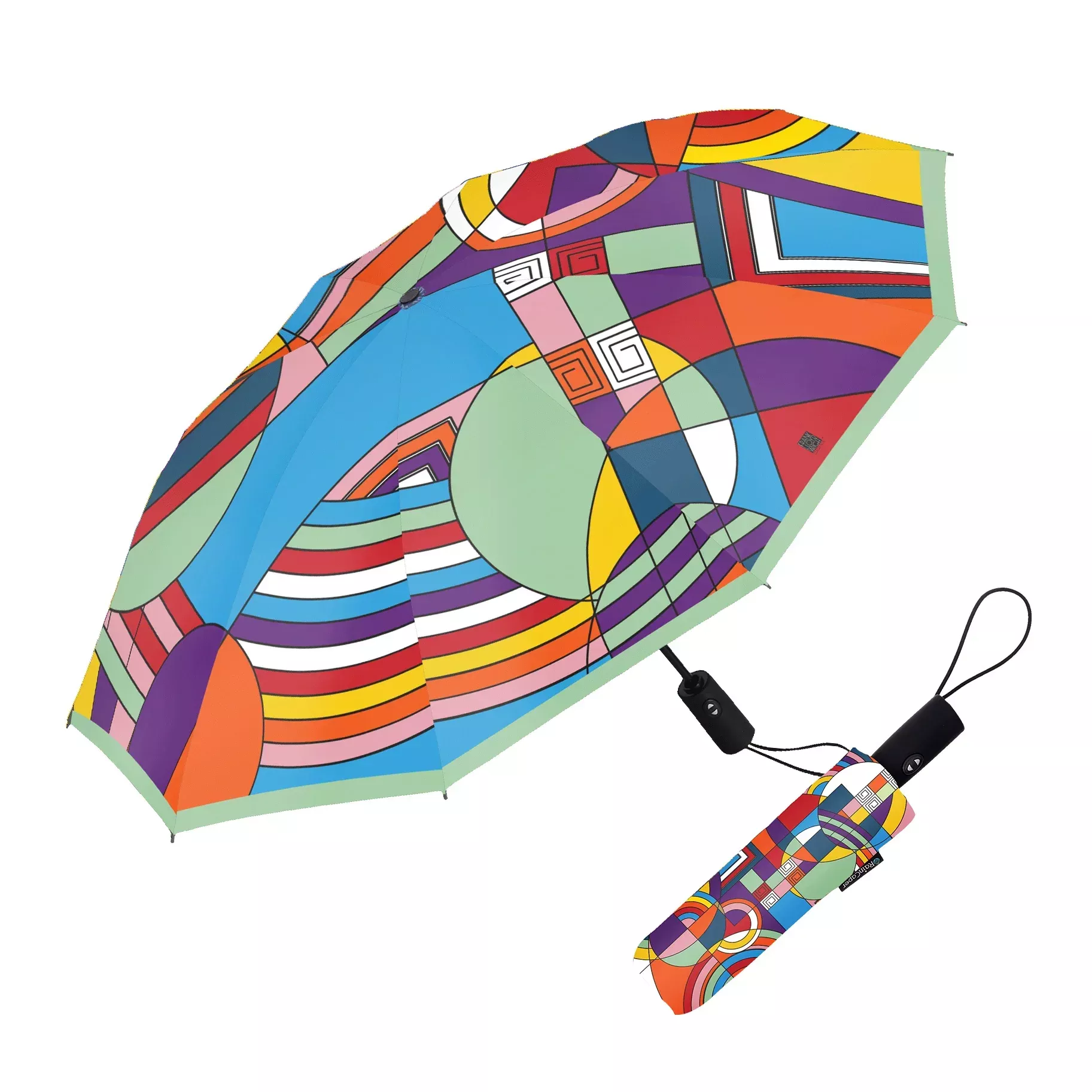 RainCaper Folding Travel Umbrella Frank Lloyd Wright – Hoffman Rug