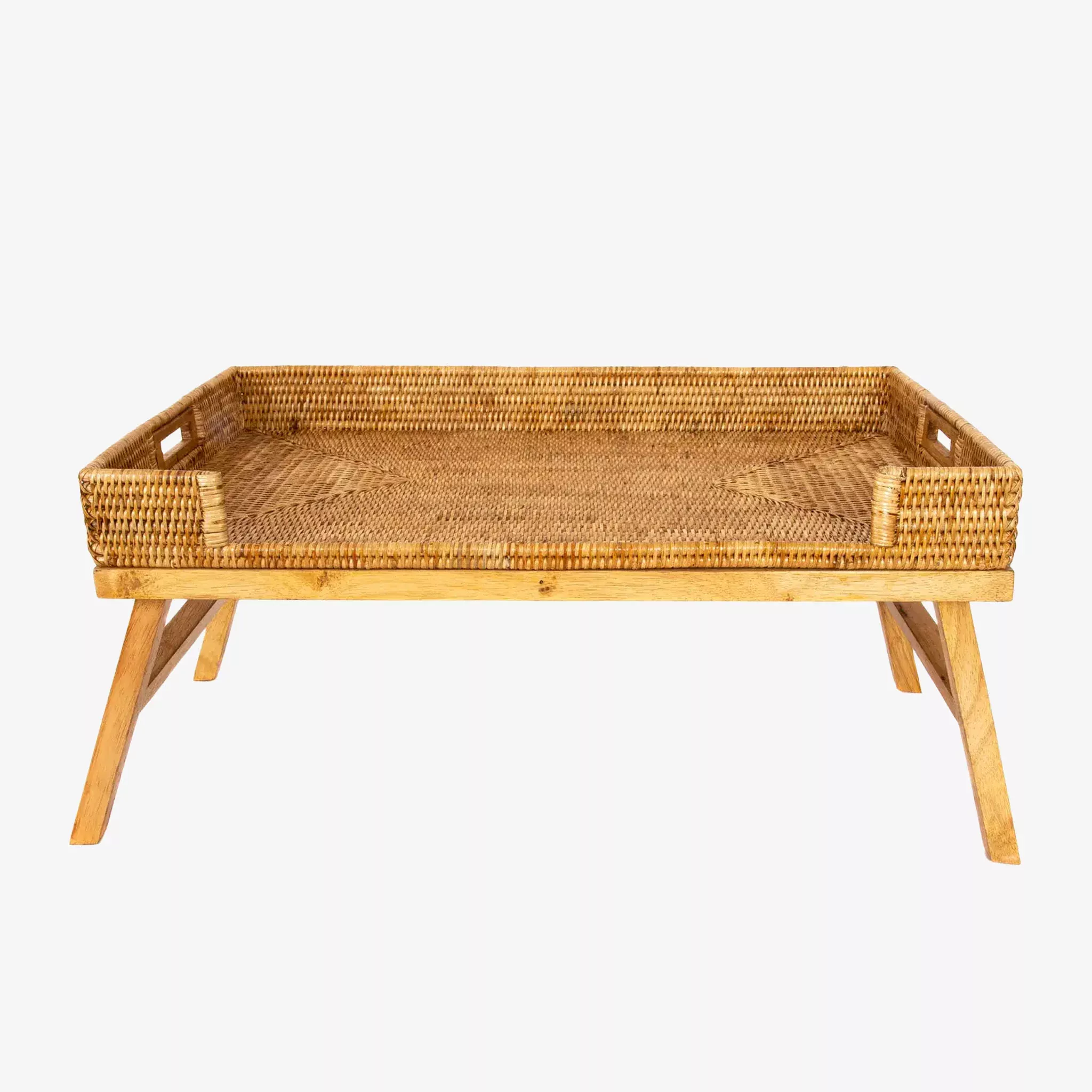 Rattan Breakfast Tray