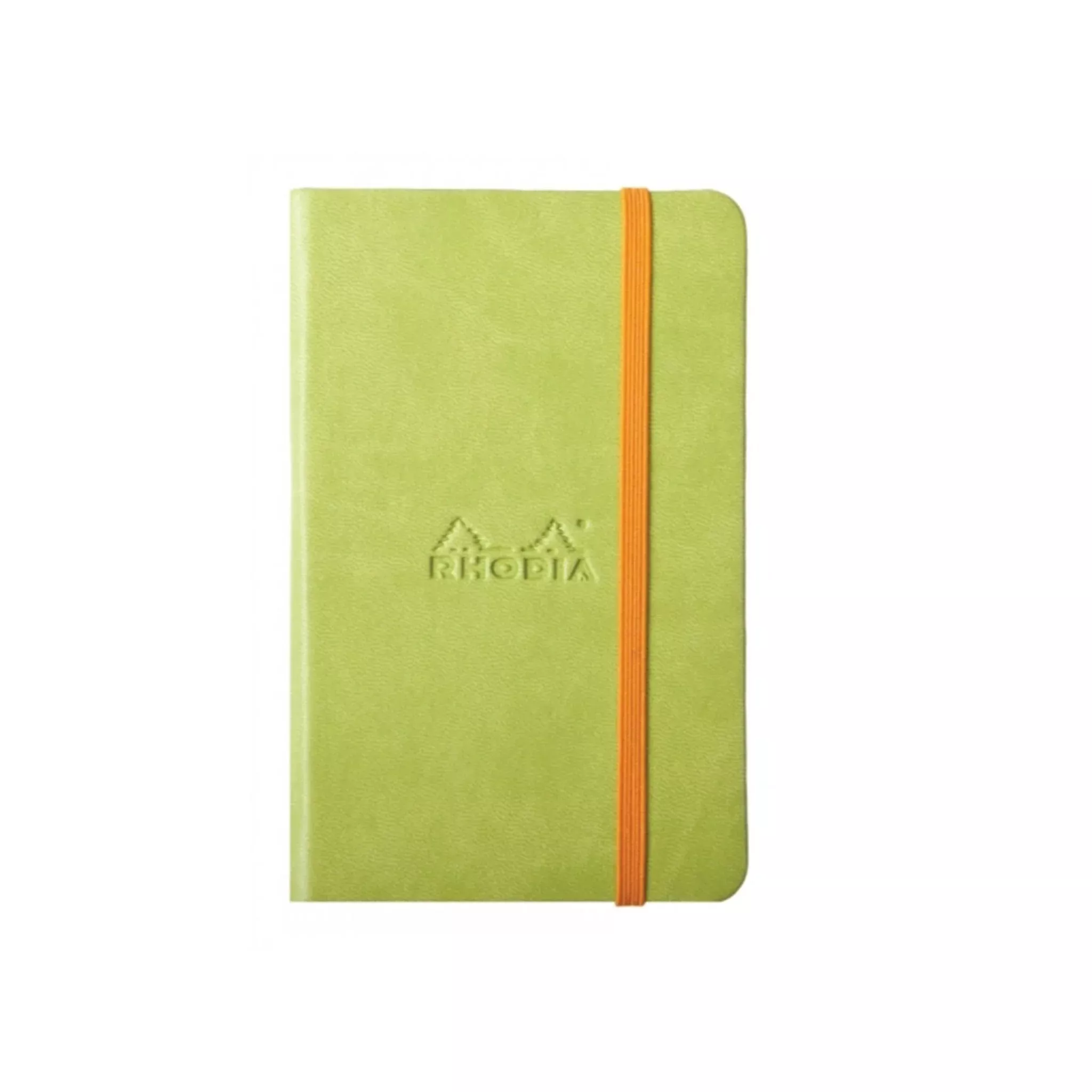 Rhodiarama Hardcover Notebook in Anise
