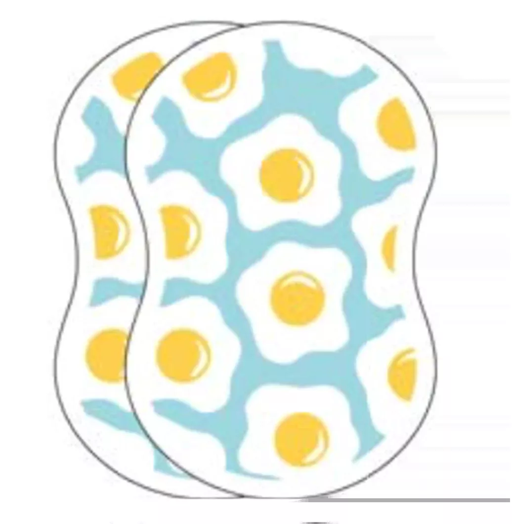 Ritz Toss Pop Up Sponges – Fried Egg – 2 Pack