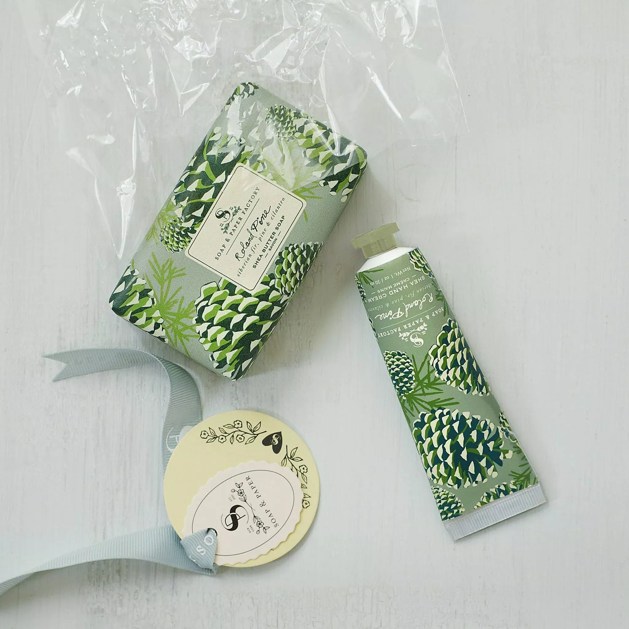 Roland Pine Hand Cream & Soap Gift Set