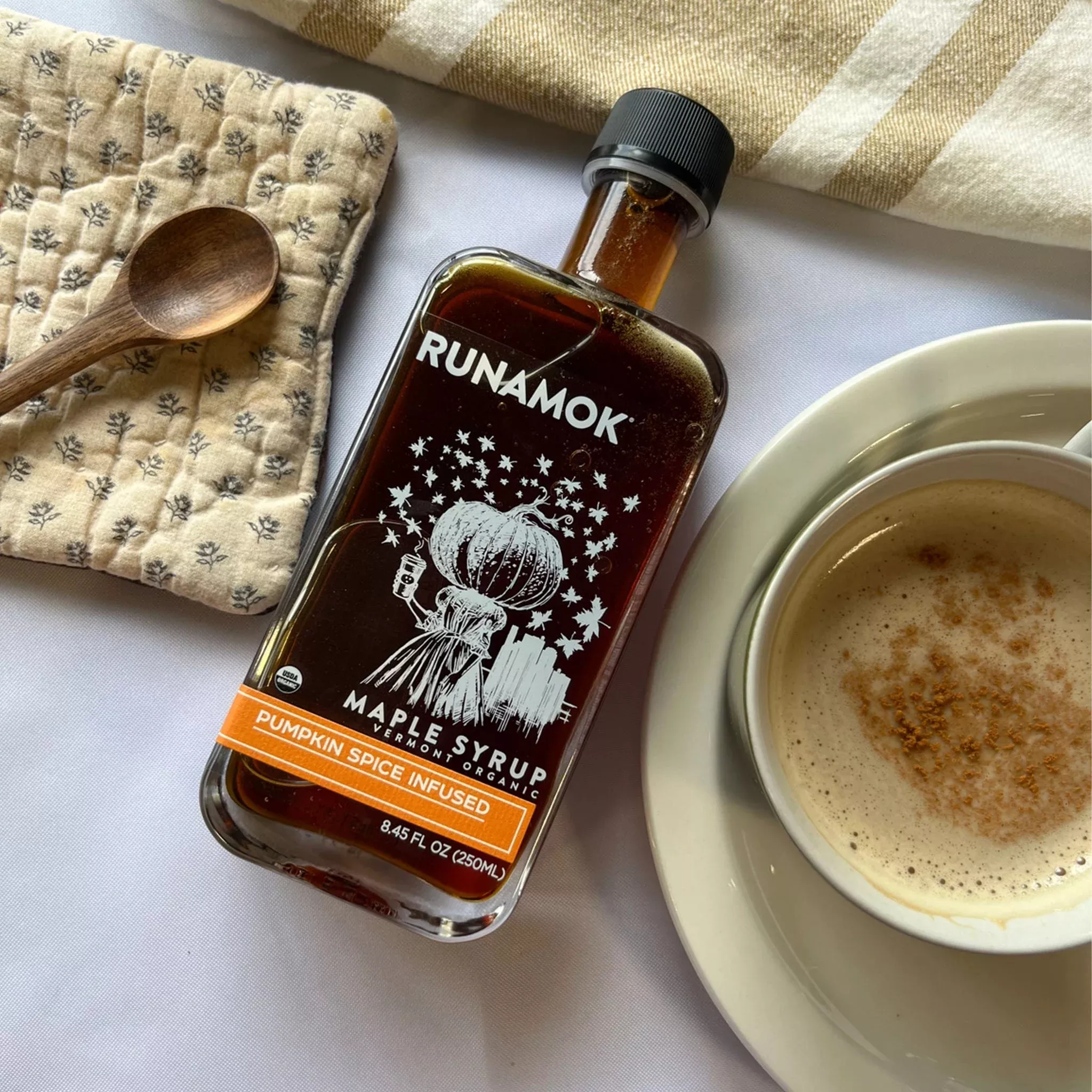 Runamok Pumpkin Spice Infused Organic Maple Syrup