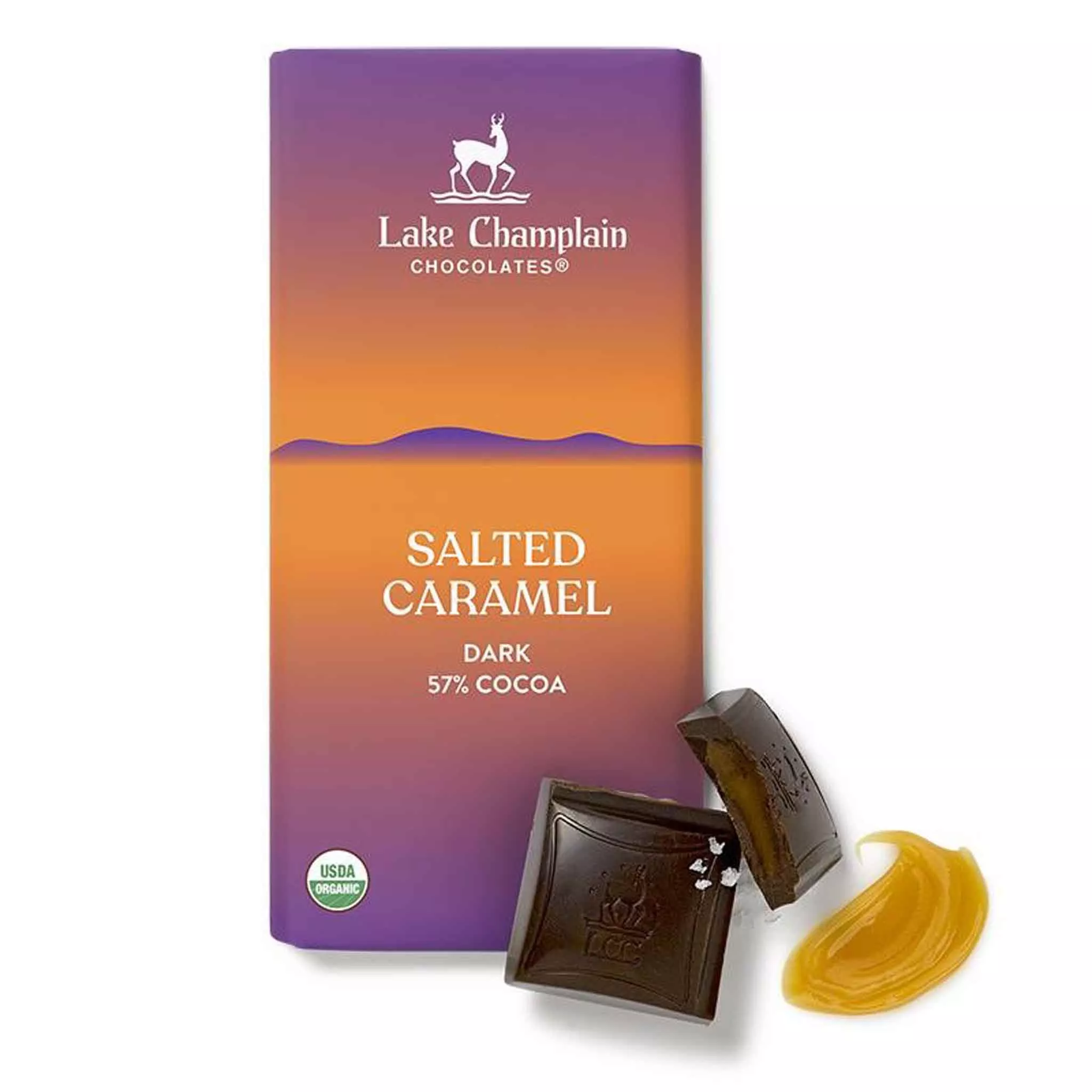 Salted Caramel Dark Chocolate Bar