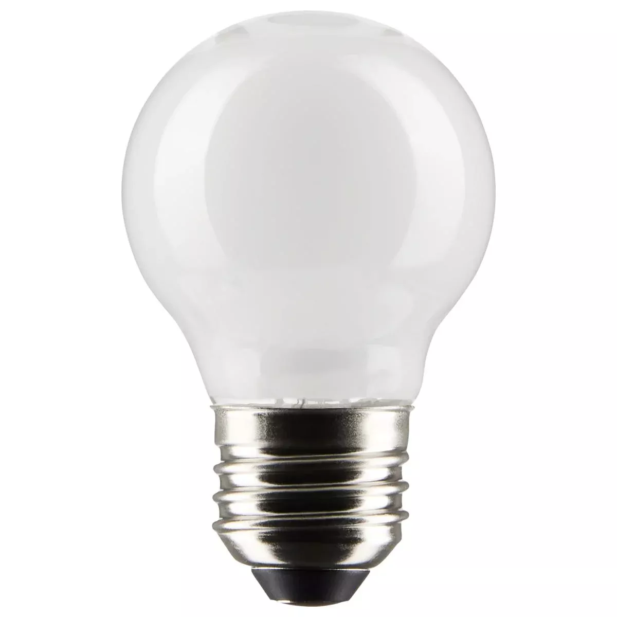 Satco LED G16.5 Globe Light Bulb Replacement – Frosted – 4.5W – 40W Equivalent – E26 Base – Warm White – 2700K