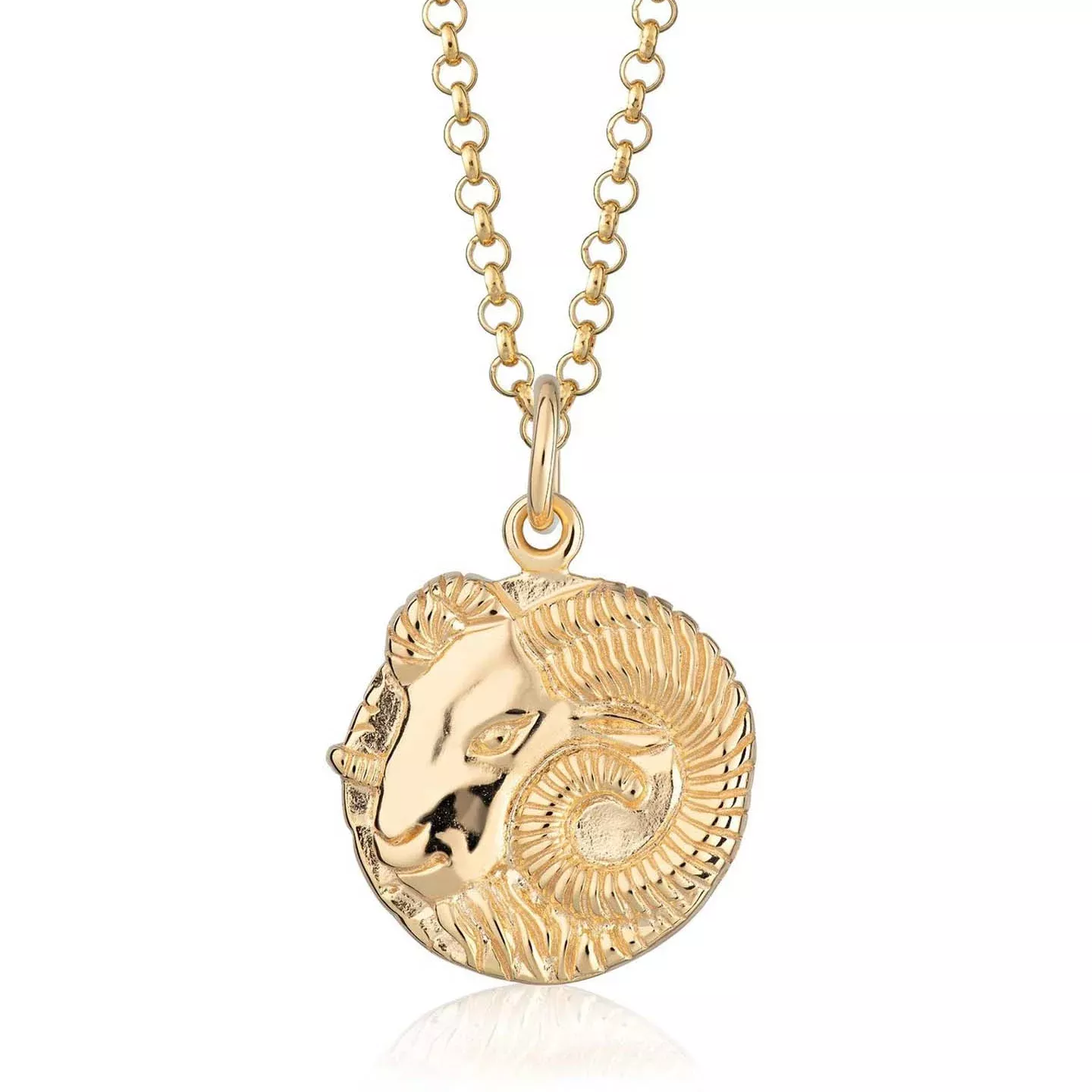 Scream Pretty Zodiac Gold Necklace, Aries