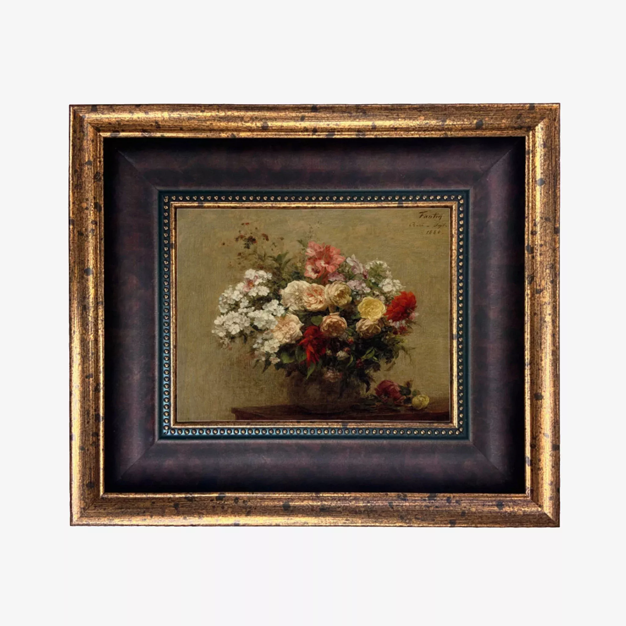 Sill Life Flowers Framed Print