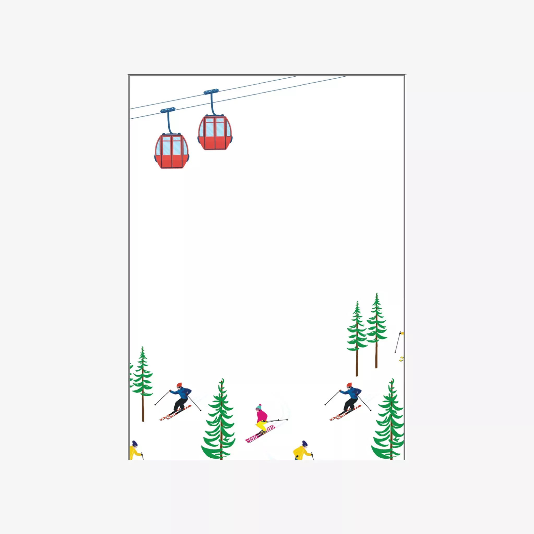 Ski Season Notepad