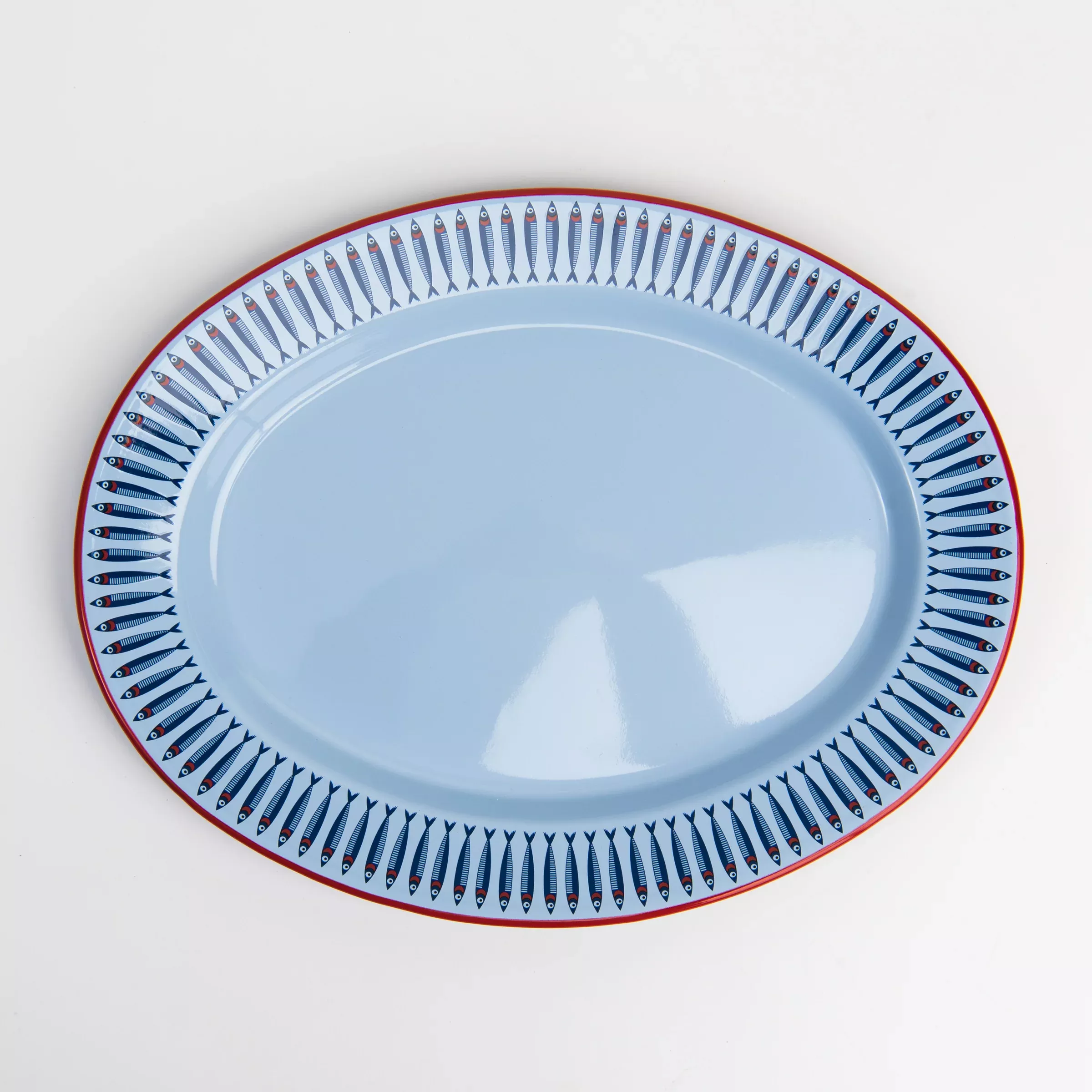 Small Anchovies Oval Tray