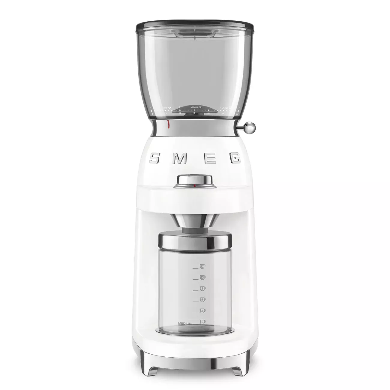 Smeg Retro-Style Coffee Grinder CGF11WHUS (White)